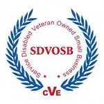 A high-resolution image of the SDVOSB (Service-Disabled Veteran-Owned Small Business) badge