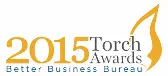 Awarded Better Business Bureau Torch Award for Customer Commitment