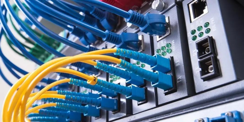 Network Cabling Services with Cat5/Cat6 and Fiber Optic Installations image